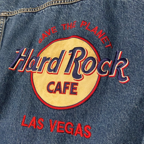 Vintage Hard Rock Cafe Las Vegas Denim Jacket - Picture 5 of 6